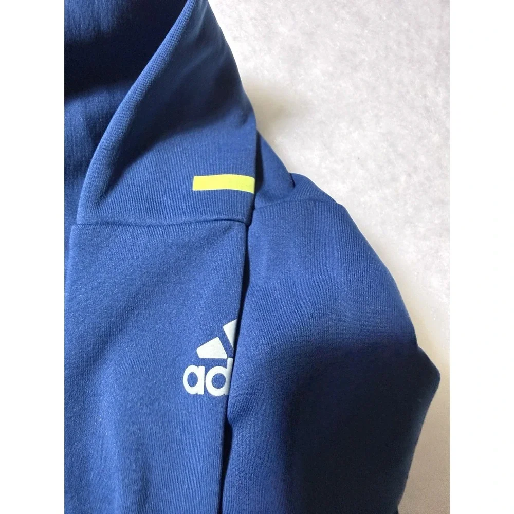 Men's Adidas Climate Boston Marathon 2019 Blue Long Sleeve Shirt XXL